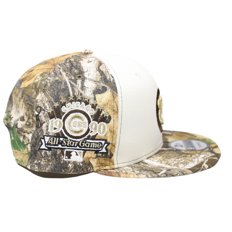 CHICAGO CUBS NEW ERA 9FIFTY REALTREE 1990 ASG TWO-TONE  SNAPBACK HAT