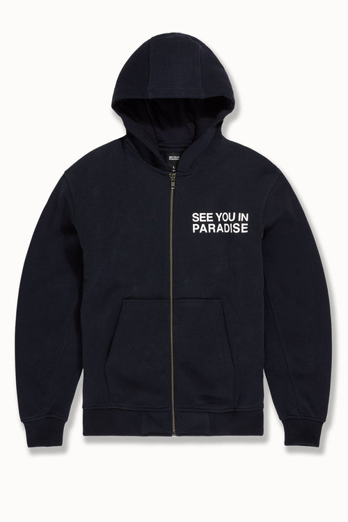 See You in Paradise HeavyWeight Flared Top – Navy