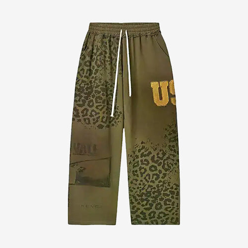 Vale Animal Print Bottom – Green