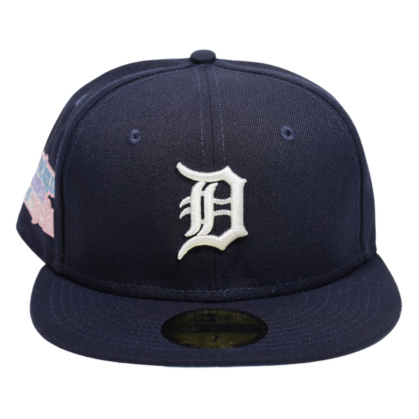 KTZ Pink Detroit Tigers 1984 Mlb World Series 59fifty Fitted Hat for Men