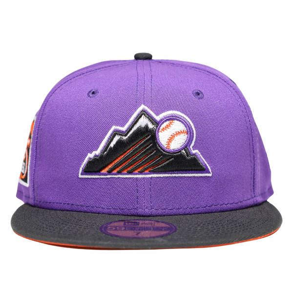 Men's New Era White Colorado Rockies 25th Anniversary Side Patch