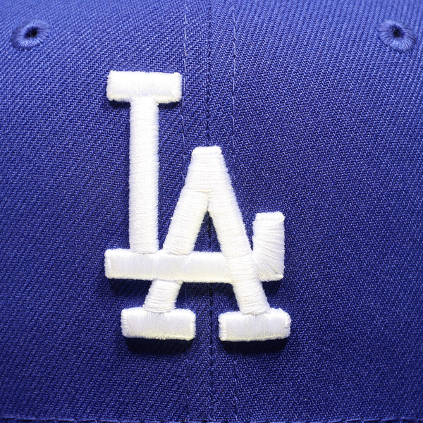 LOS ANGELES DODGERS NEW ERA 59FIFTY 50TH ANNIVERSARY SCRIPT HAT – Hangtime  Indy