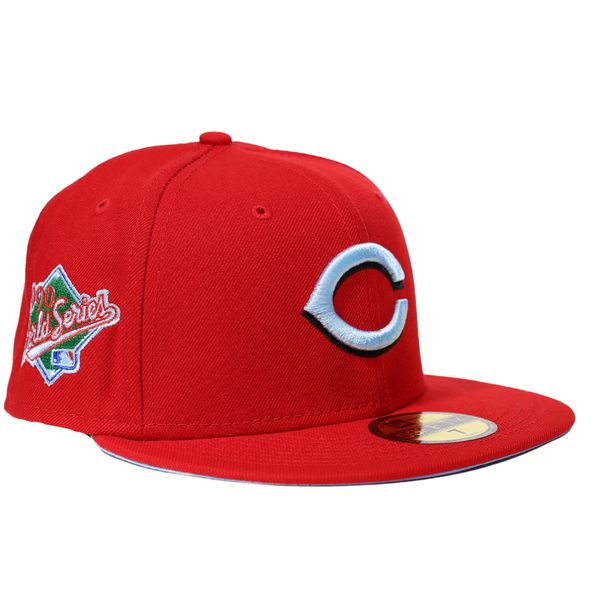 Men’s New Era Cincinnati Reds 1990 World Series Champions Wool Fitted  59FIFTY Cap