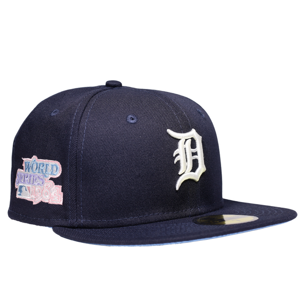Men's New Era White Detroit Tigers 1984 World Series Vice 59FIFTY Fitted Hat