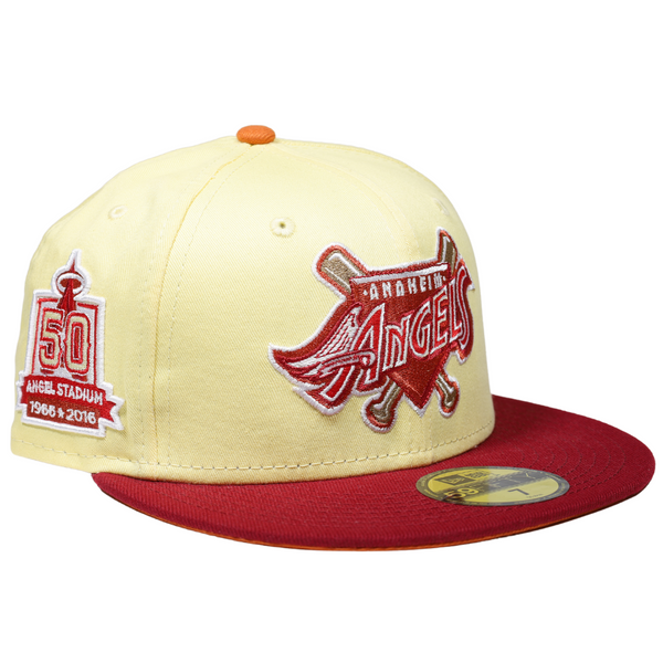 Anaheim Angels Cotton Candy New Era 59FIFTY 50th Anniversary Hat - Sports  Addict