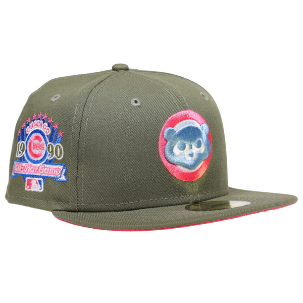 90s Fitted New Era Chicago Cubs Hat 7 3/8