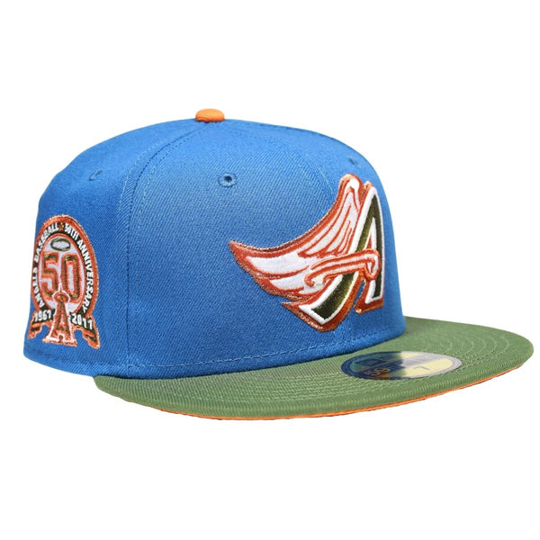 ANAHEIM ANGELS NEW ERA 59FIFTY 50 YEARS HAT – Hangtime Indy