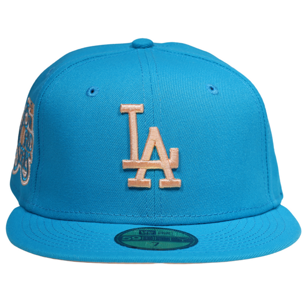 New Era Los Angeles Dodgers 59FIFTY Fitted Hat (White/Blue) 7 5/8