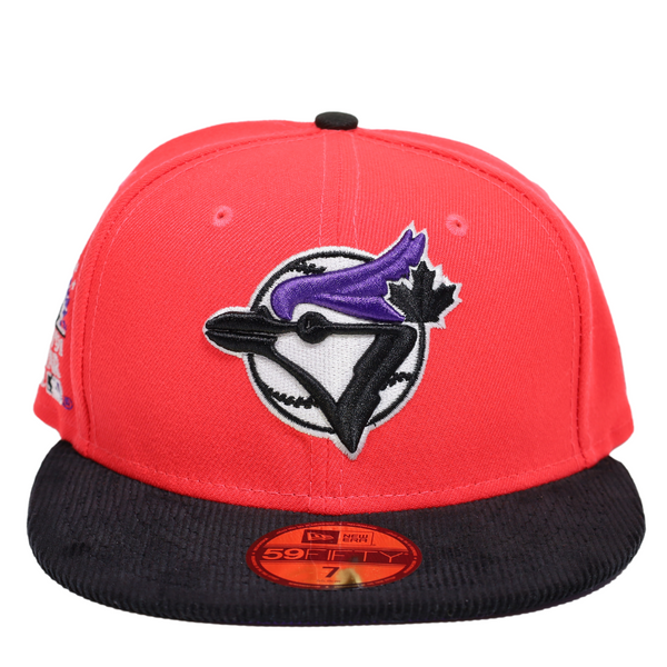 pink blue jays fitted