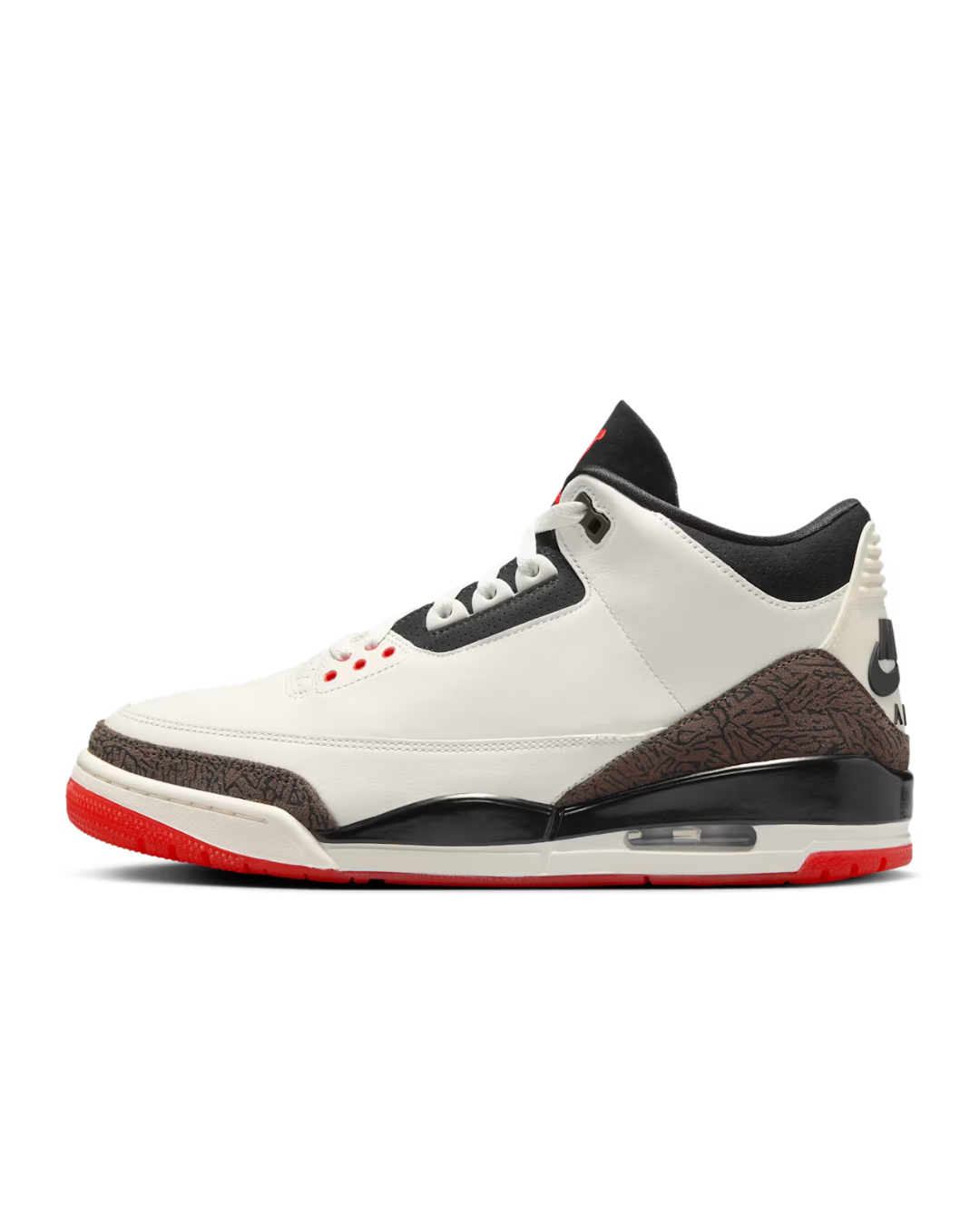 Air Jordan 3 'Sail and University Red'