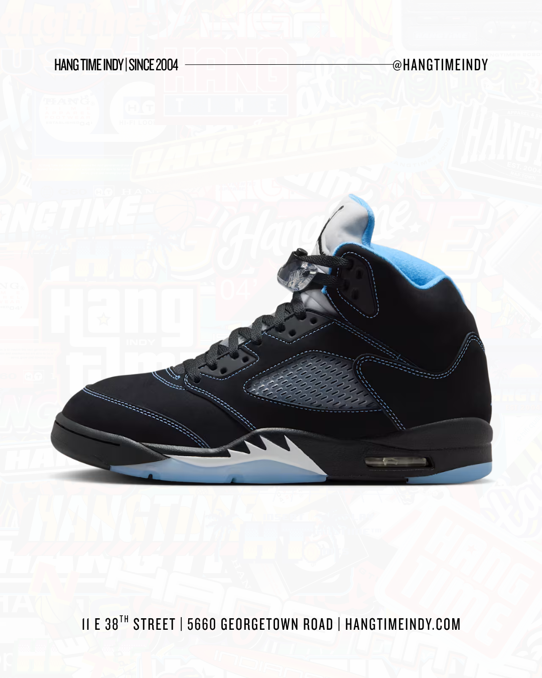 Air Jordan 5 Black Carolina