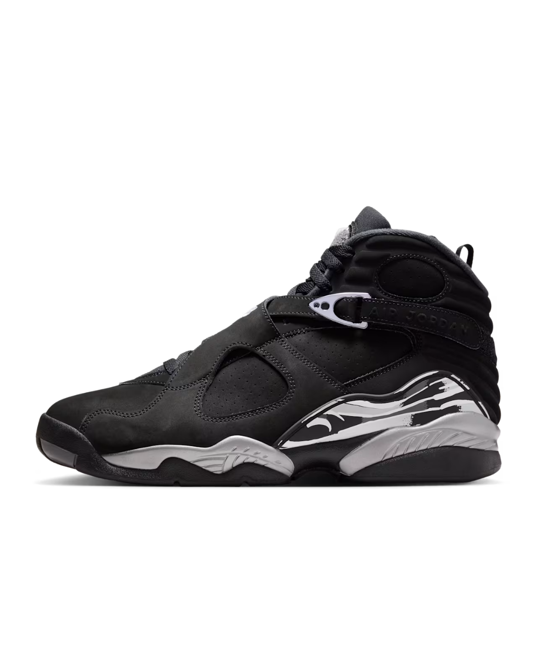 Air Jordan 8 'Chrome' Black and Light Graphite