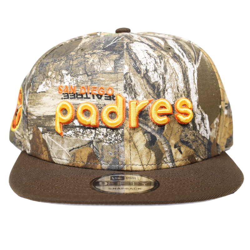 SAN DIEGO PADRES NEW ERA 9FIFTY REAL TREE 1978 ASG SNAPBACK HAT