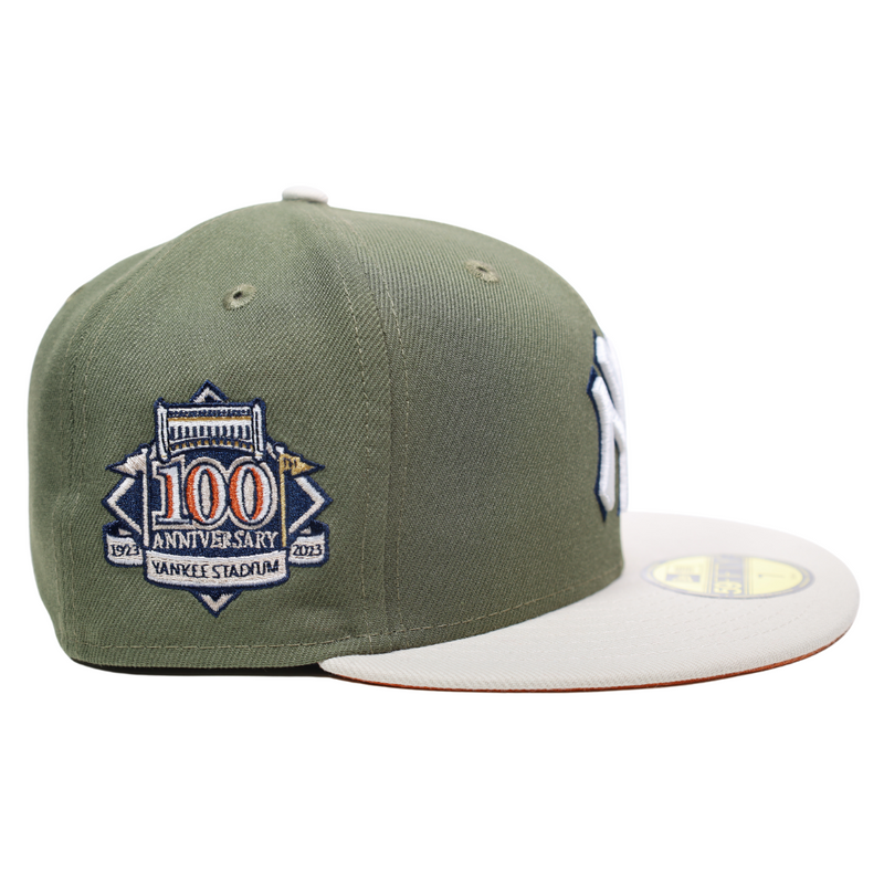 NEW YORK YANKEES NEW ERA 59FIFTY 100TH ANNIVERSARY HAT