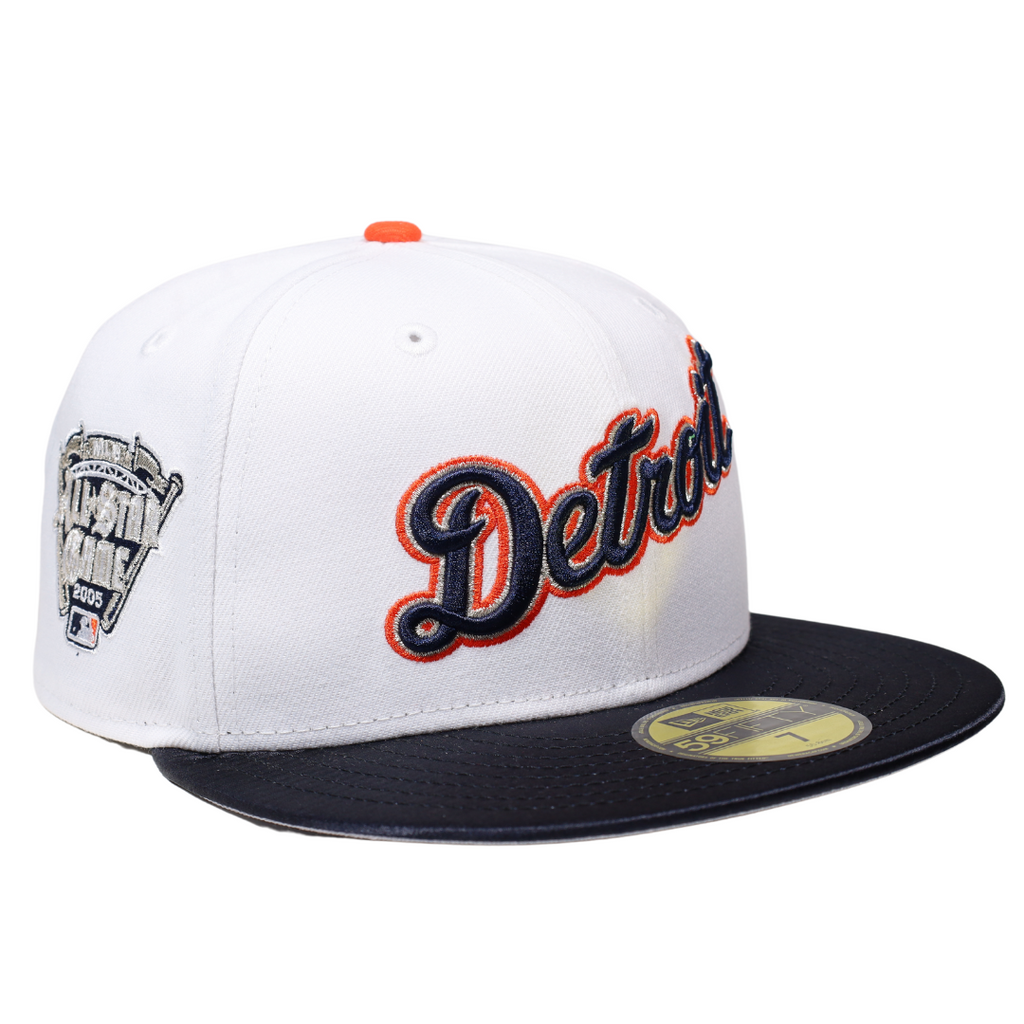 7 3/8 Lavender Detroit Tigers Exclusive Fitted New Era Hat for Sale