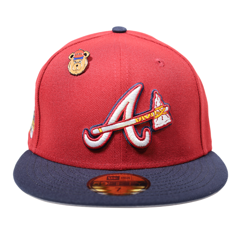 Atlanta Braves Hat Turner Field Final Season New Era 59Fifty Cap