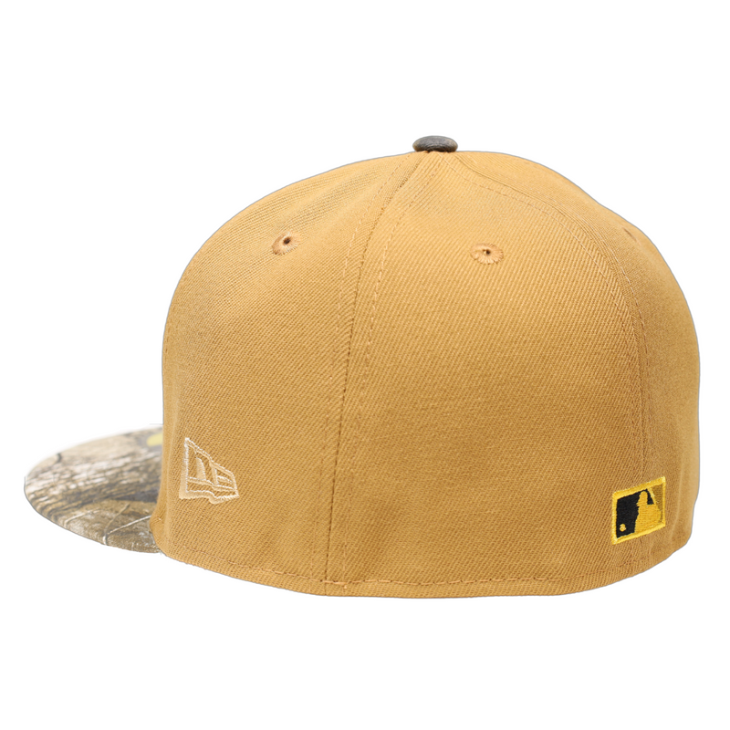 Seattle Mariners New Era Wheat 59FIFTY Fitted Hat - Tan