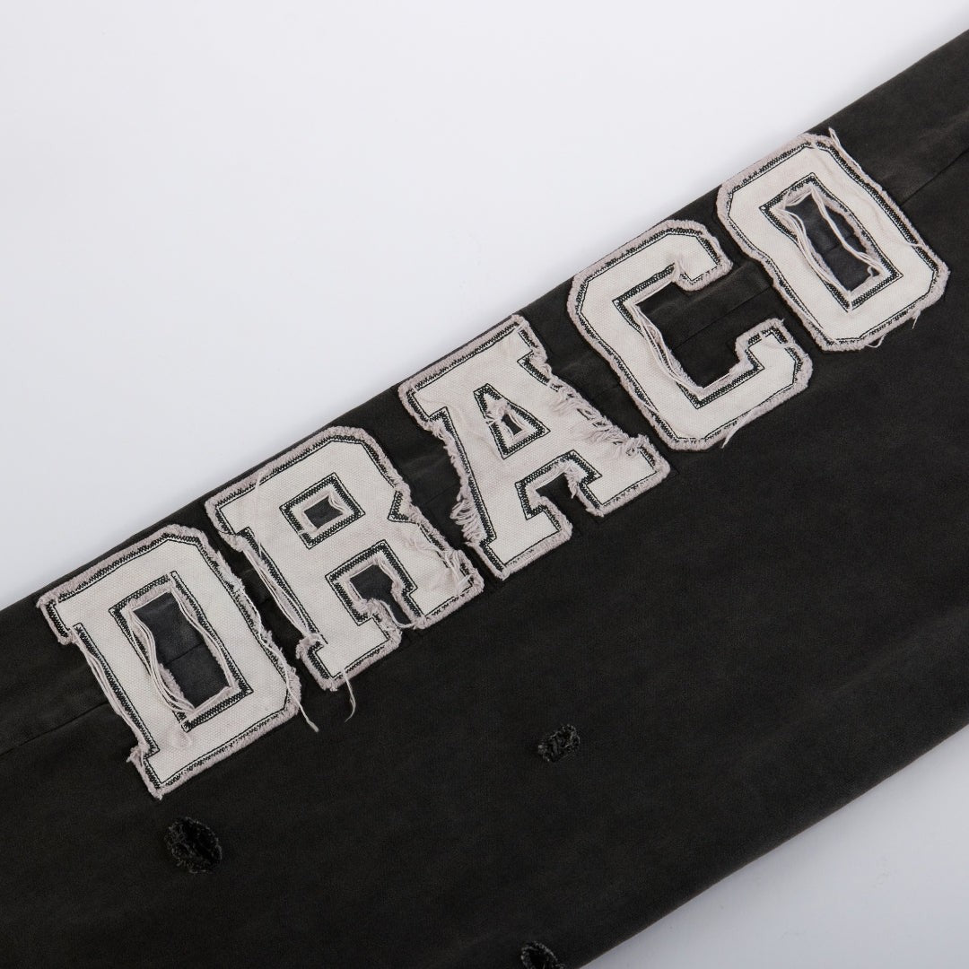 Draco Black Distressed Set – Black – detail 6