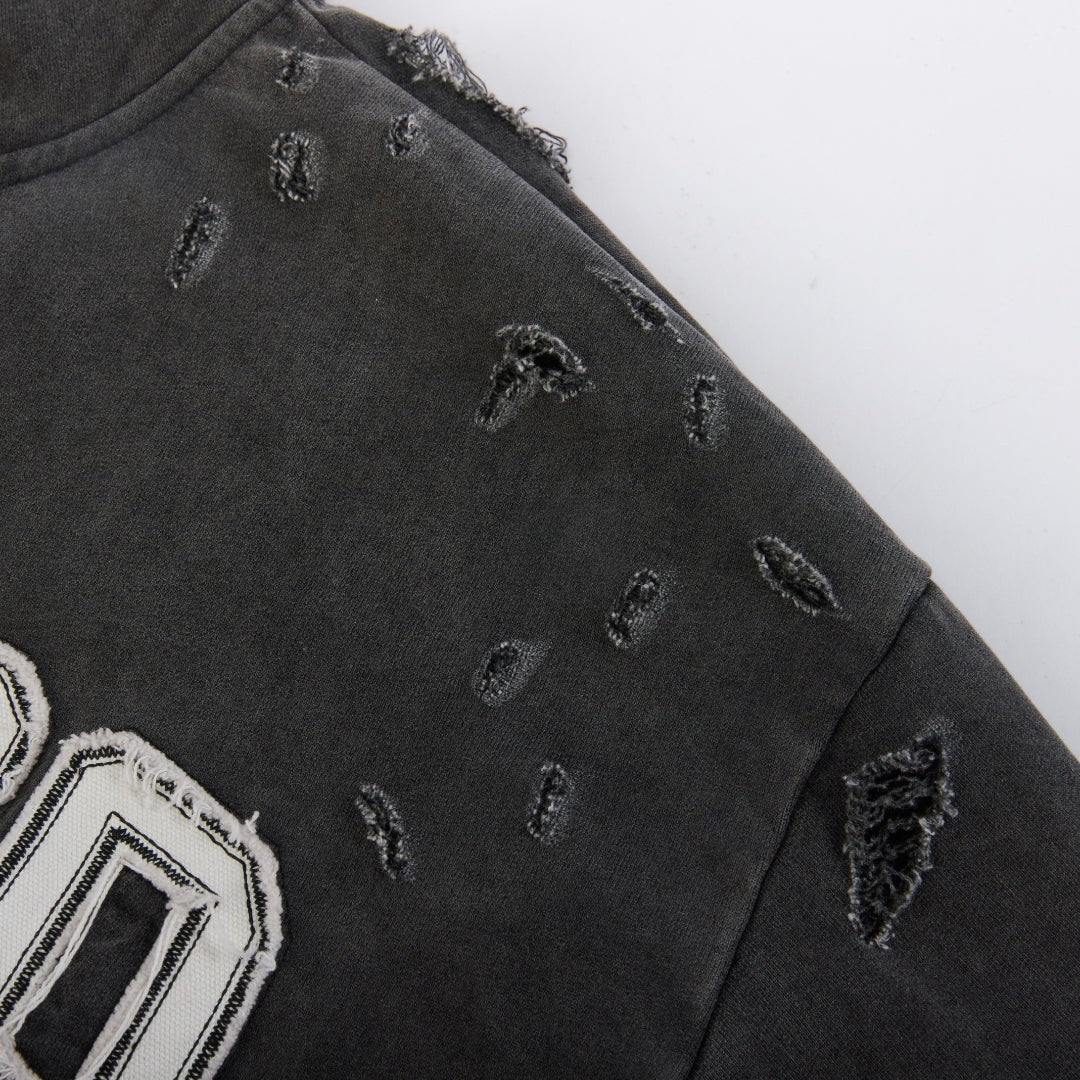 Draco Black Distressed Set – Black – detail 3