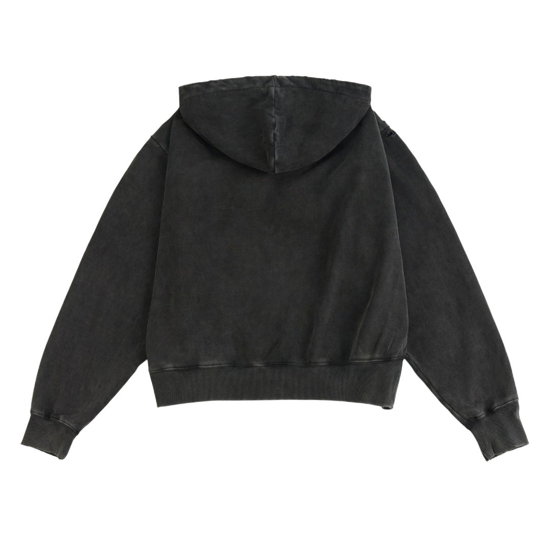 Draco Black Distressed Top – Black 2