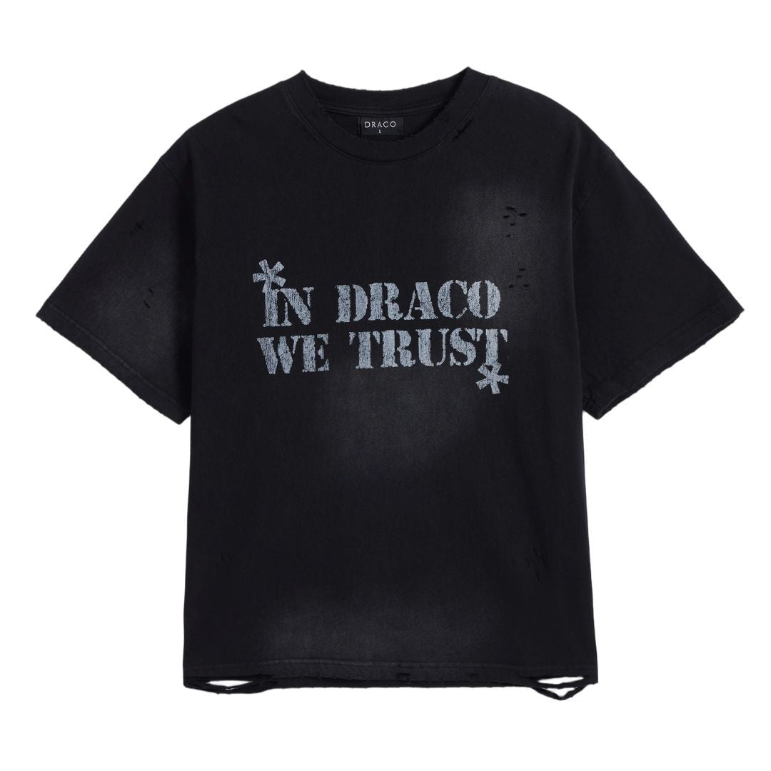 Draco In Draco We Trust – Black – front view