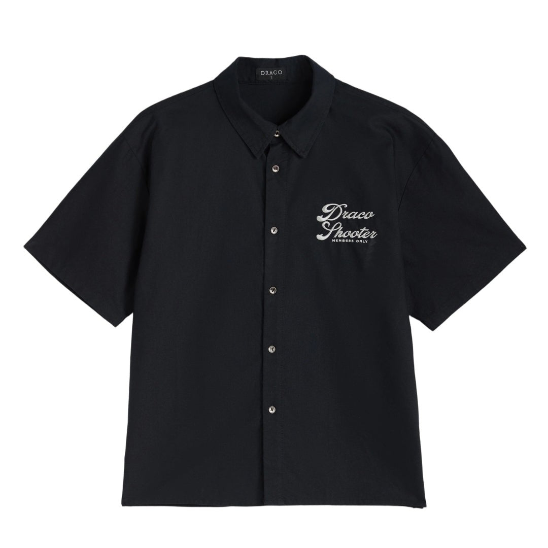 Draco Draco Shooter Polo – Black – front view