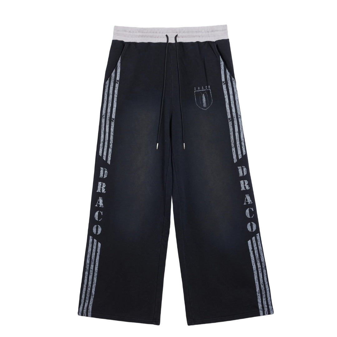 Draco Draco Army Pants – Black – front view