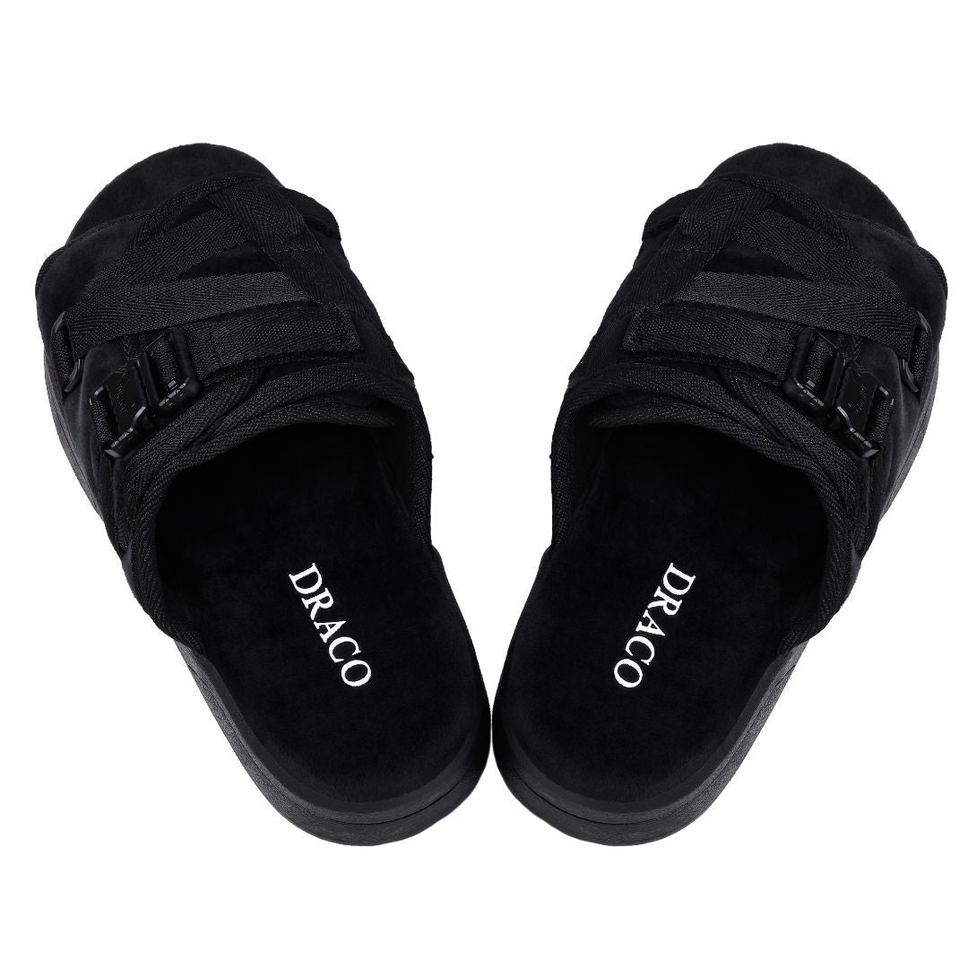 Draco Remastered Draco Slides – Black – back view