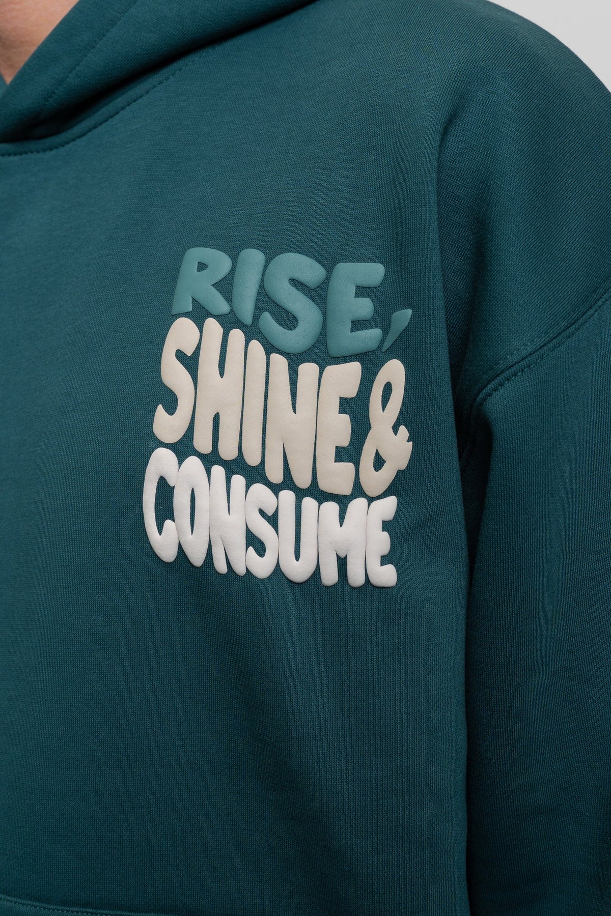 Fresh Flavours Rise, Shine & Consume Jogger – Deep Green – detail 2