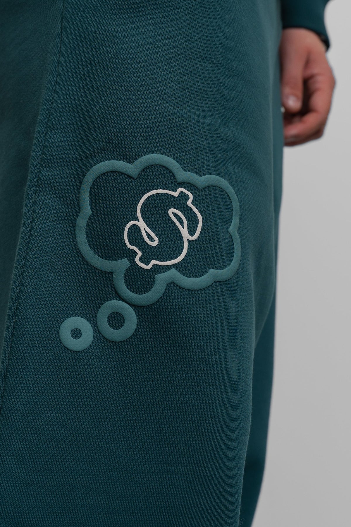 Fresh Flavours Rise, Shine & Consume Jogger – Deep Green – detail 5