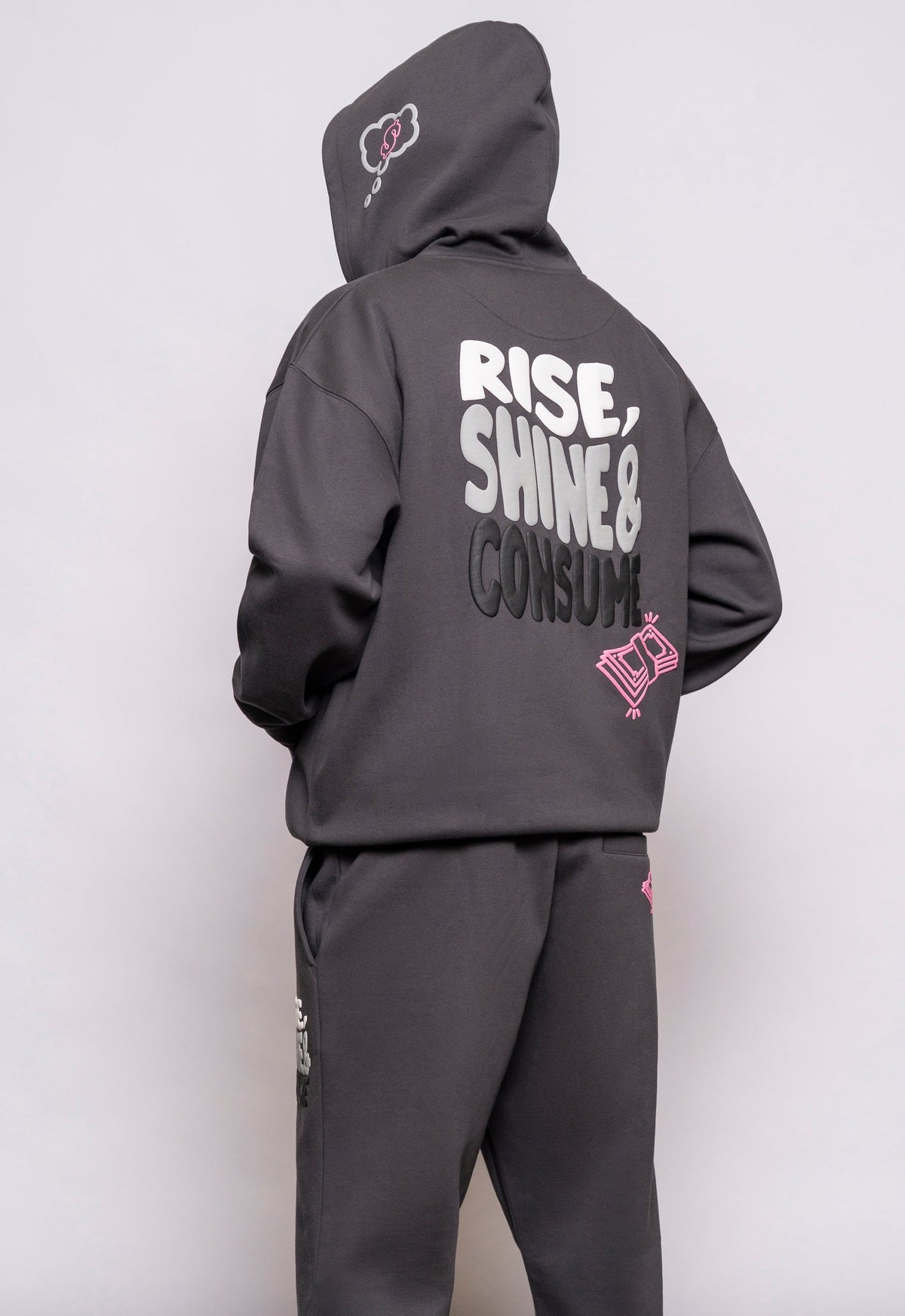 Fresh Flavours Rise, Shine Consume Top – Charcoal 2