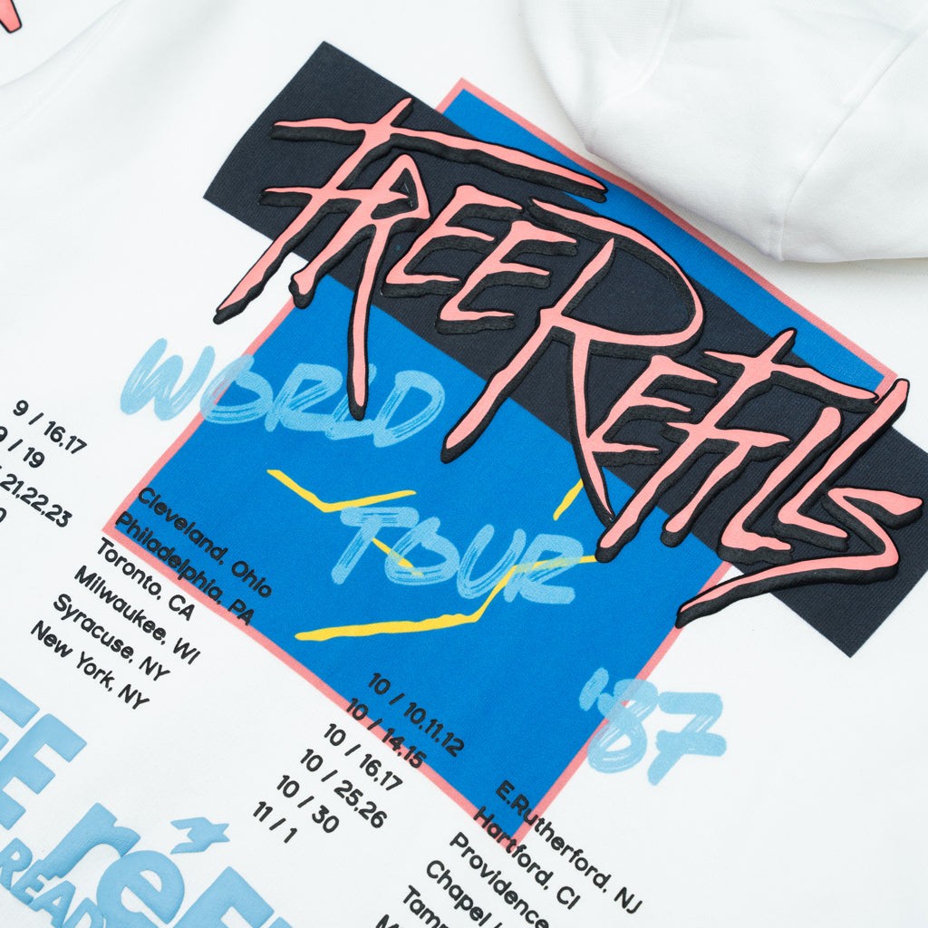 Free Refills Floyd Zip-Up Hoodie – White – detail 2