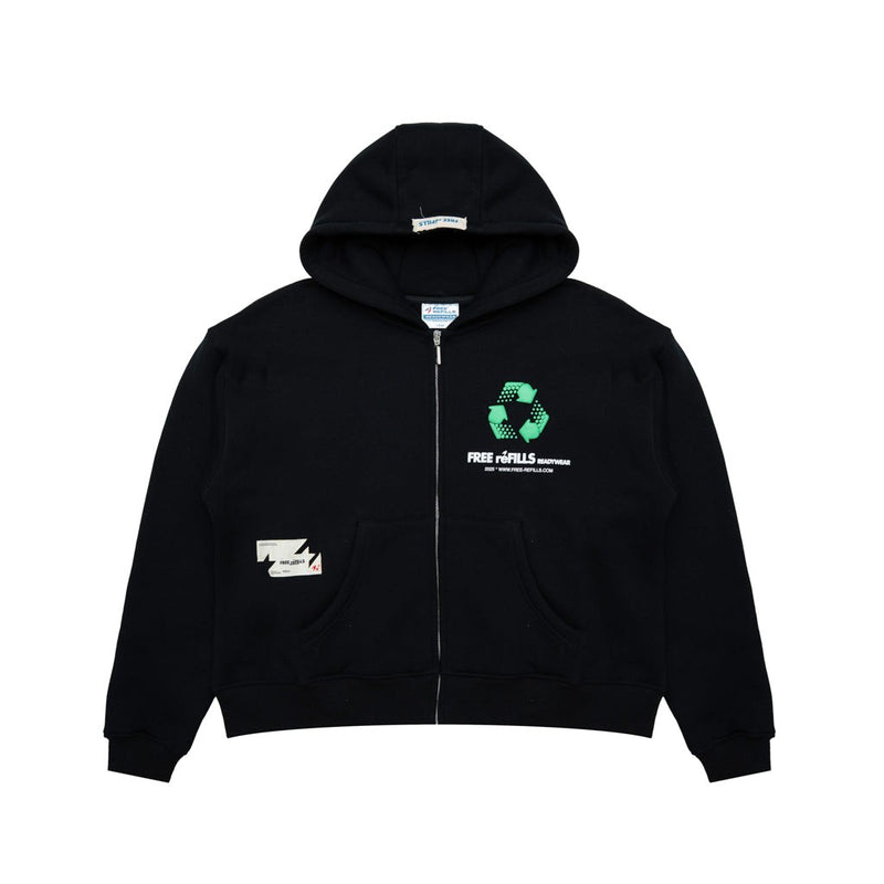 Free Refills FRR Zip-Up Set – Black