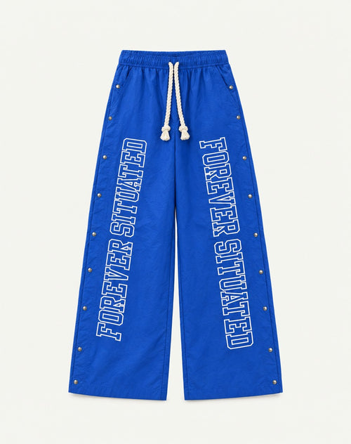 Nylon Track Pants – Royal Blue