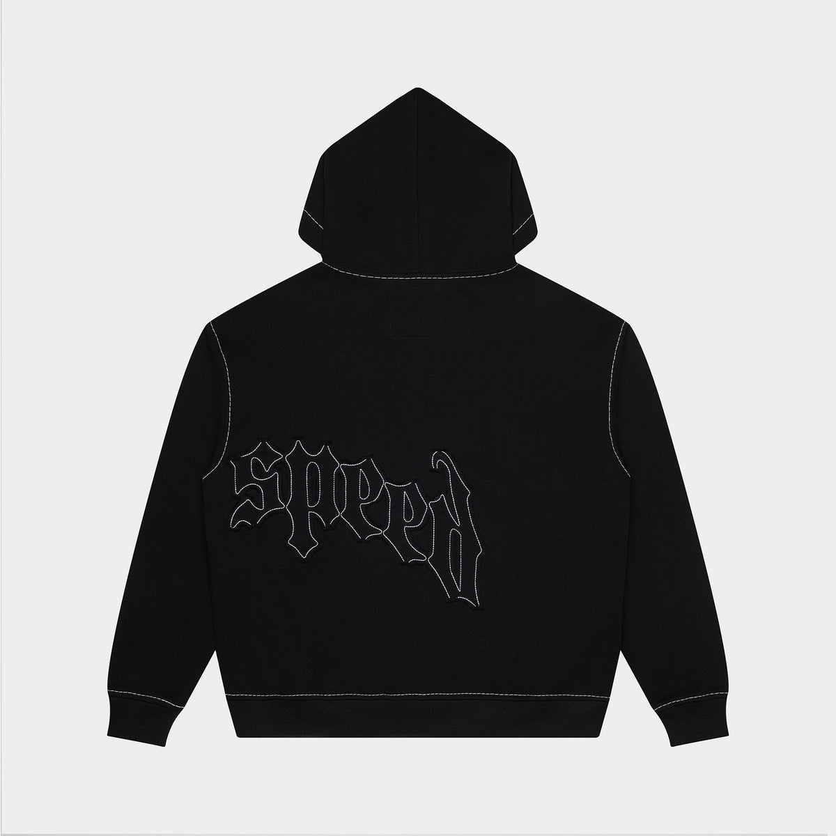 Godspeed OG Logo Sweatsuit Stitched Top – Black 2