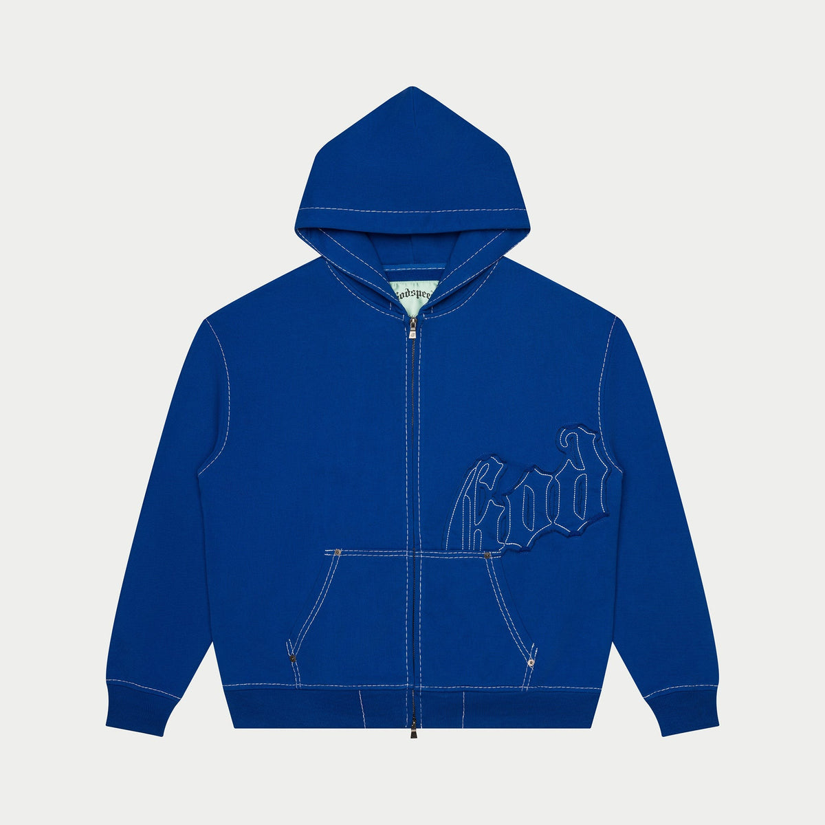 Godspeed OG Logo Sweatsuit Stitched Top – Blue
