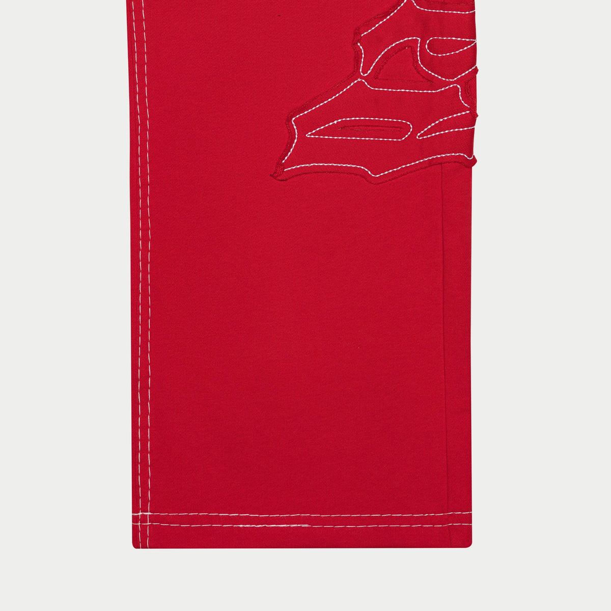 Godspeed OG Logo Sweatsuit Stitched – Red – detail view