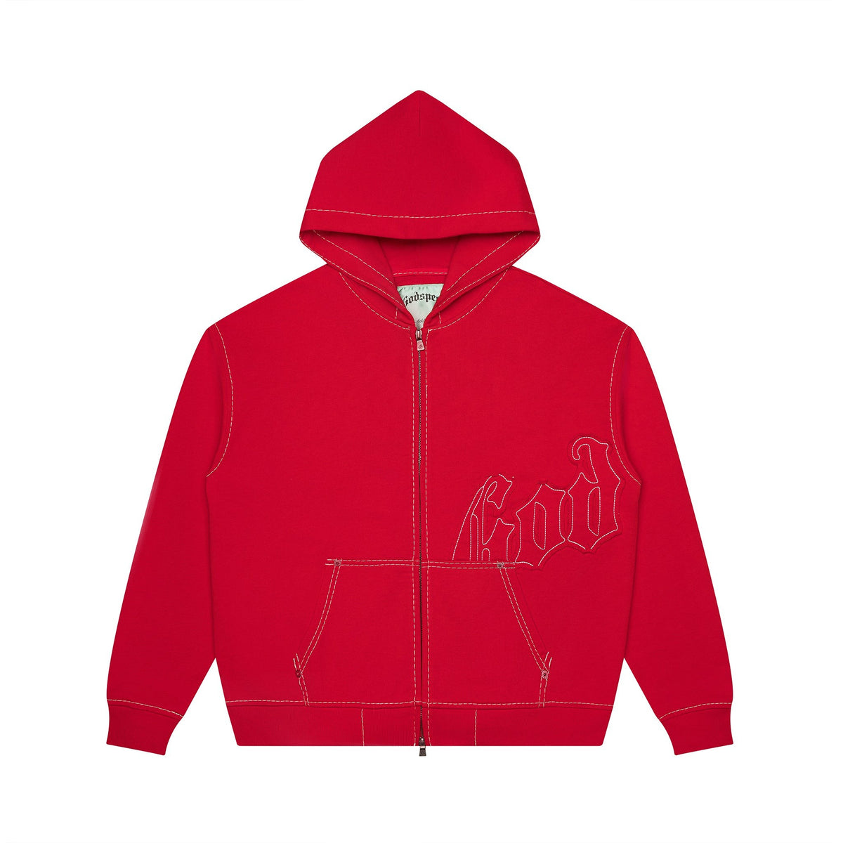 Godspeed OG Logo Sweatsuit Stitched Top – Red