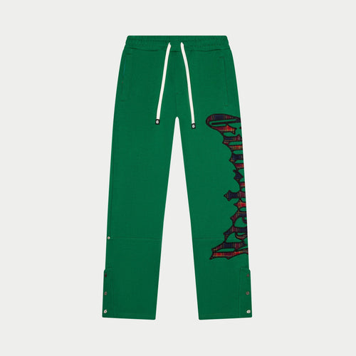 Godspeed OG Logo Sweatsuit Bottom – Green Plaid