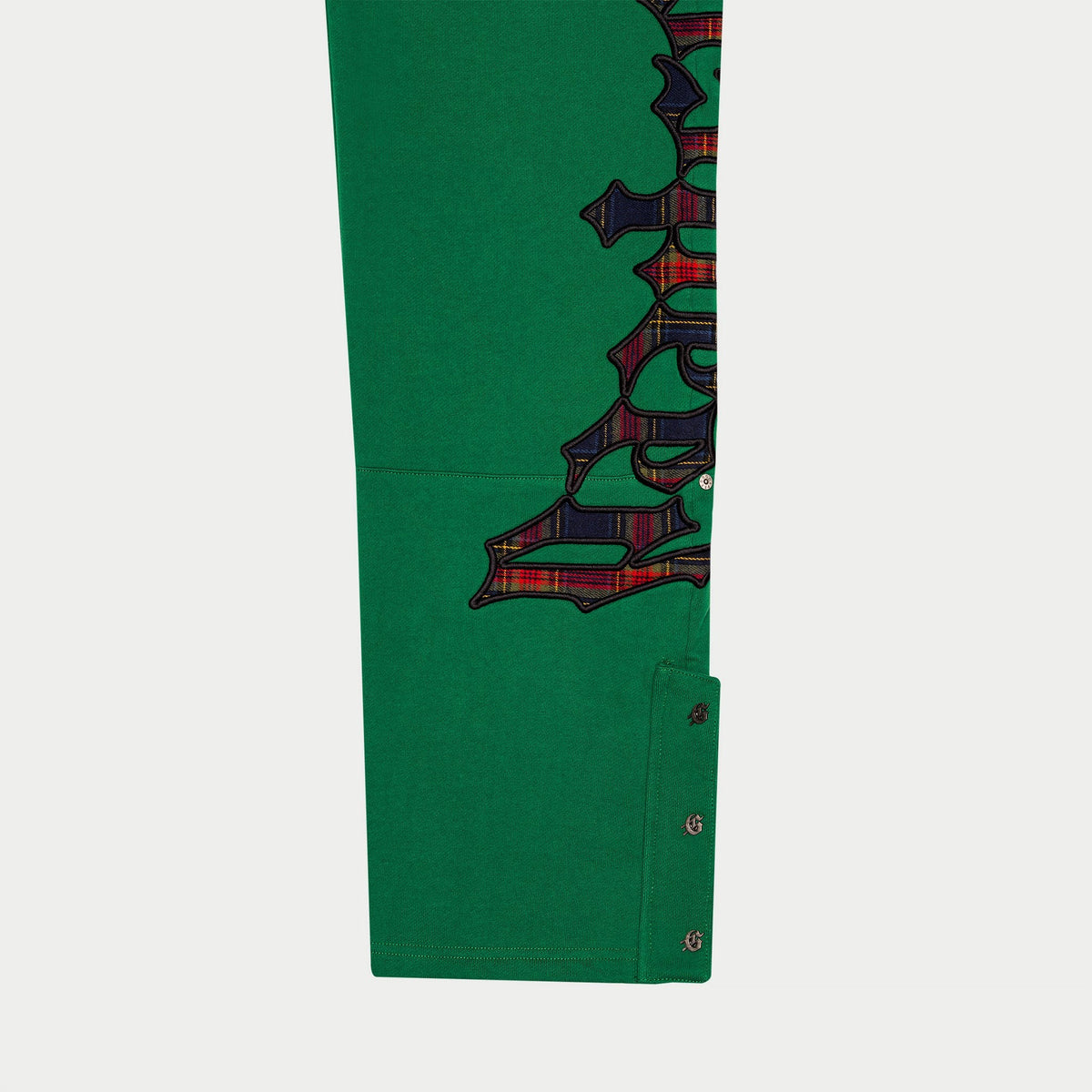 Godspeed OG Logo Sweatsuit – Green Plaid – detail 2