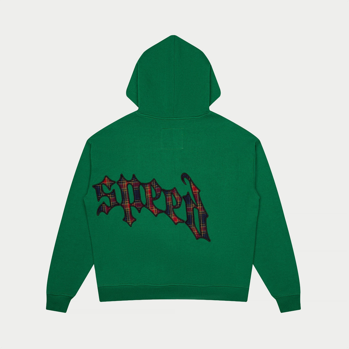 Godspeed OG Logo Sweatsuit Top – Green Plaid 2