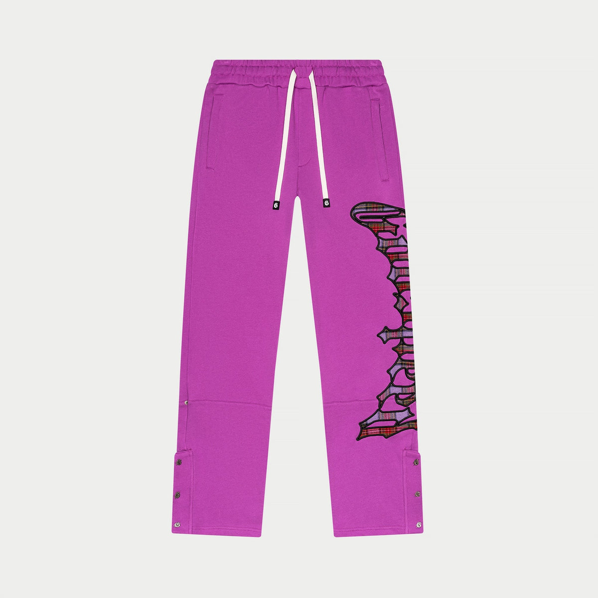 Godspeed OG Logo Sweatsuit Bottom – Pink Plaid