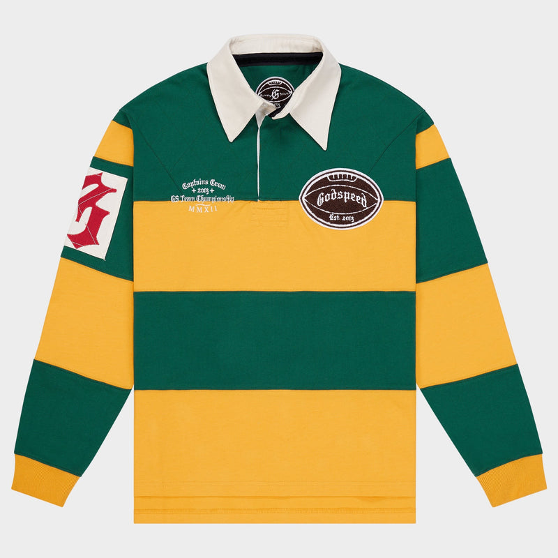 Godspeed Classic Field Rugby Shirt – Green/Yellow