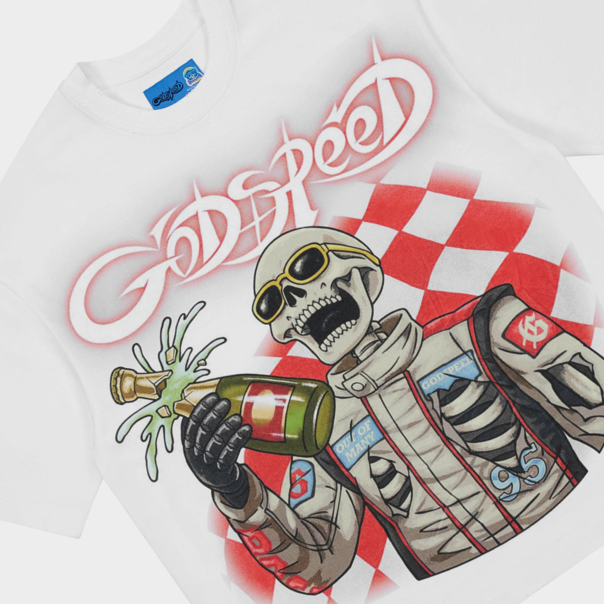 Godspeed Winner T-Shirt – White – detail view