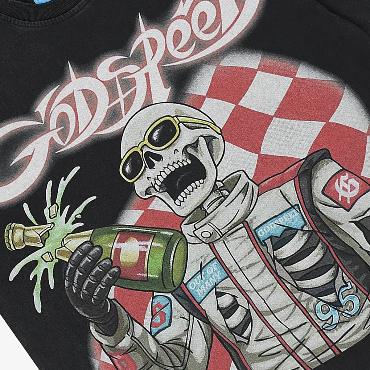 Godspeed Winner T-Shirt – Black – detail view