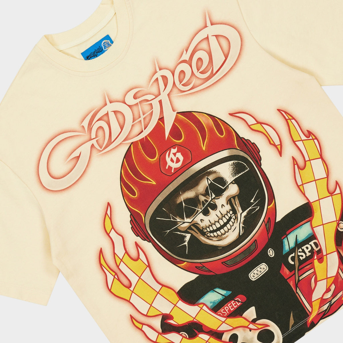 Godspeed Road Rage T-Shirt – Bone – detail view