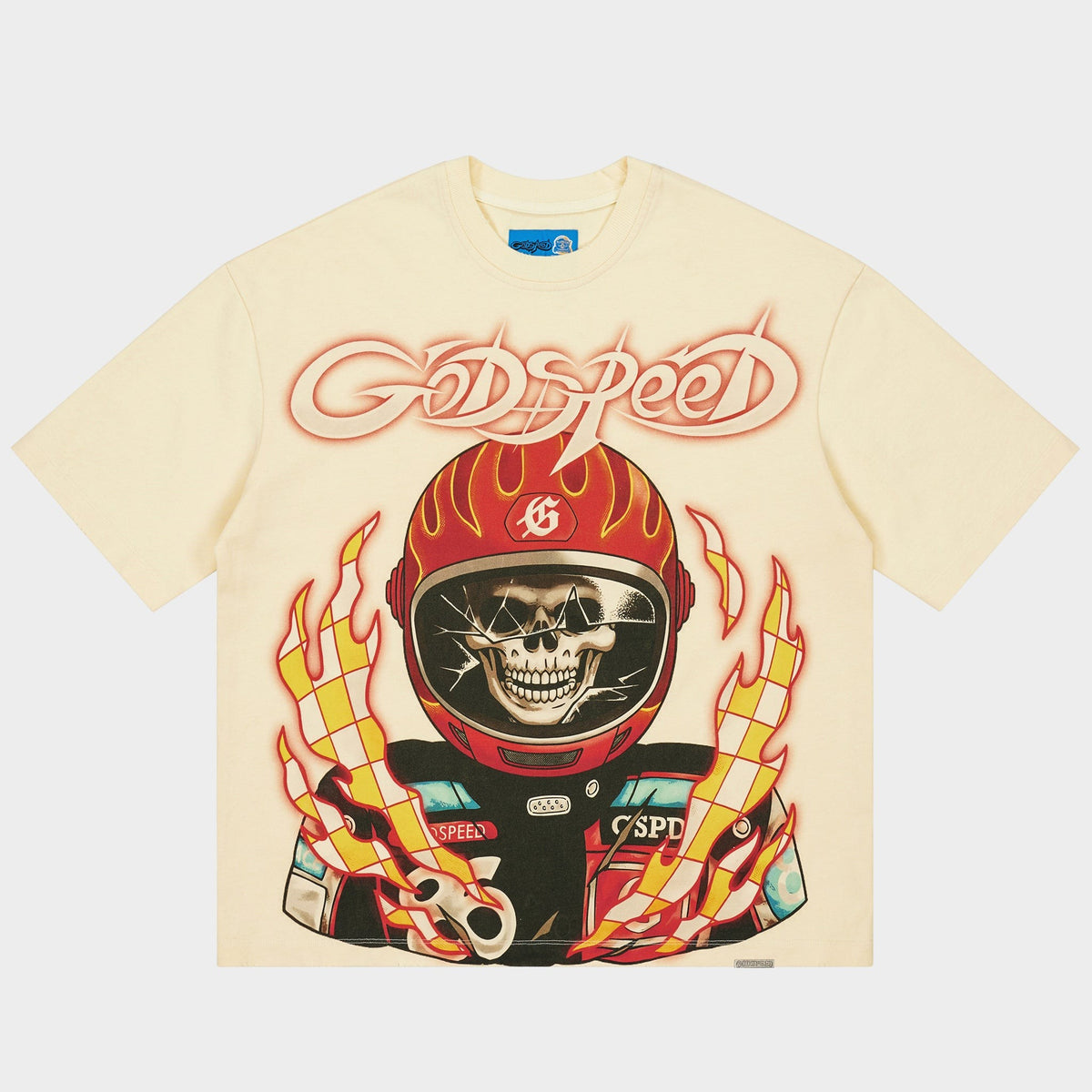 Godspeed Road Rage T-Shirt – Bone – front view