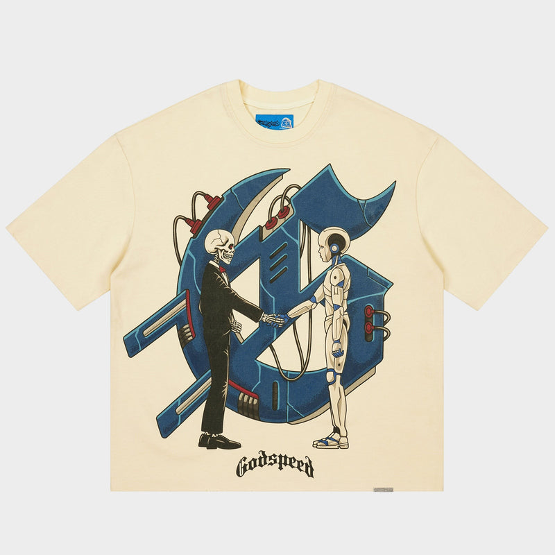 Godspeed The Pact T-Shirt – Bone
