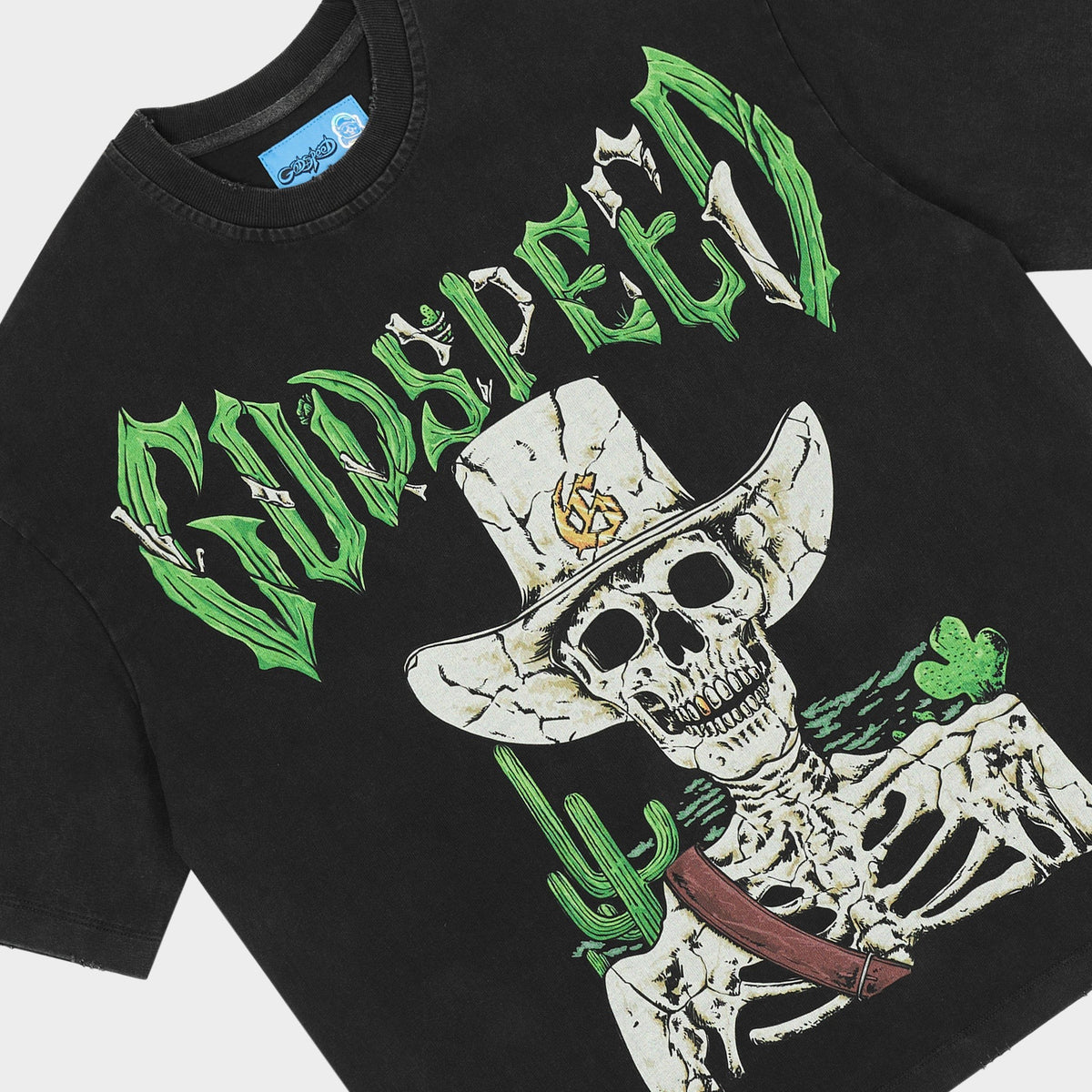 Godspeed Goldie T-Shirt – Black – detail view