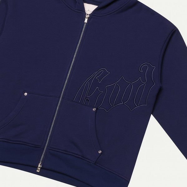 Godspeed OG Logo Sweatsuit – Navy – detail view